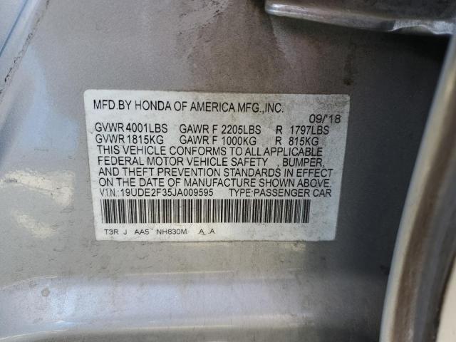 19UDE2F35JA009595 - 2018 ACURA ILX BASE WATCH PLUS SILVER photo 12