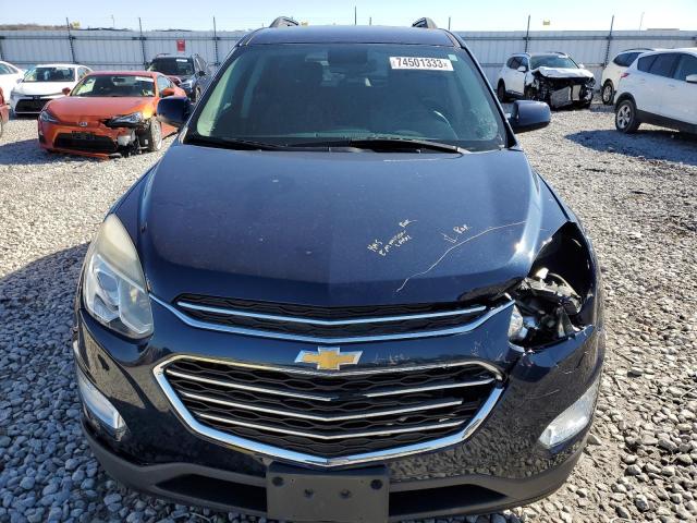 2GNALCEK6G1109480 - 2016 CHEVROLET EQUINOX LT BLUE photo 5