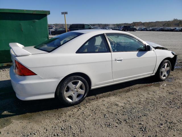 1HGEM22974L039627 - 2004 HONDA CIVIC EX WHITE photo 3