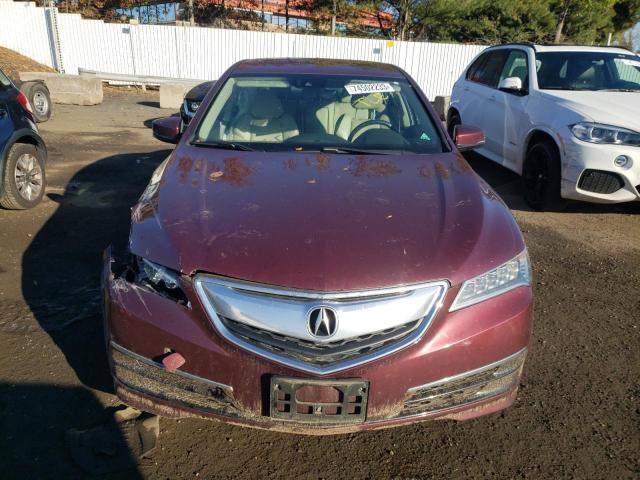 19UUB1F50GA011042 - 2016 ACURA TLX TECH MAROON photo 5