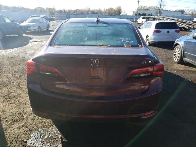 19UUB1F50GA011042 - 2016 ACURA TLX TECH MAROON photo 6