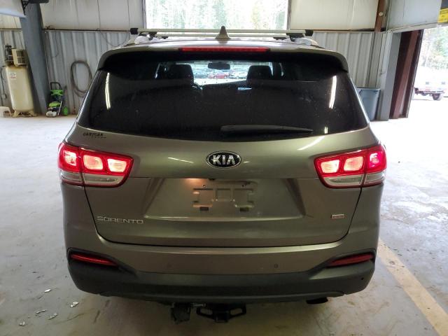 5XYPG4A34GG102612 - 2016 KIA SORENTO LX SILVER photo 6