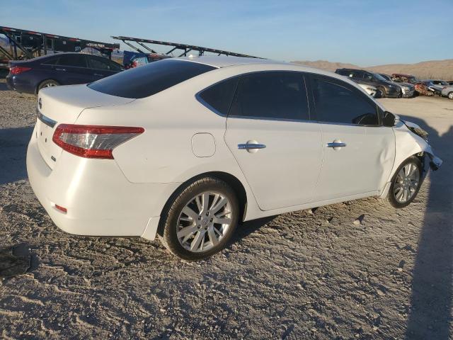 3N1AB7AP9EY281511 - 2014 NISSAN SENTRA S WHITE photo 3