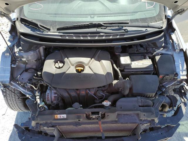 5NPDH4AE8EH494856 - 2014 HYUNDAI ELANTRA SE SILVER photo 11