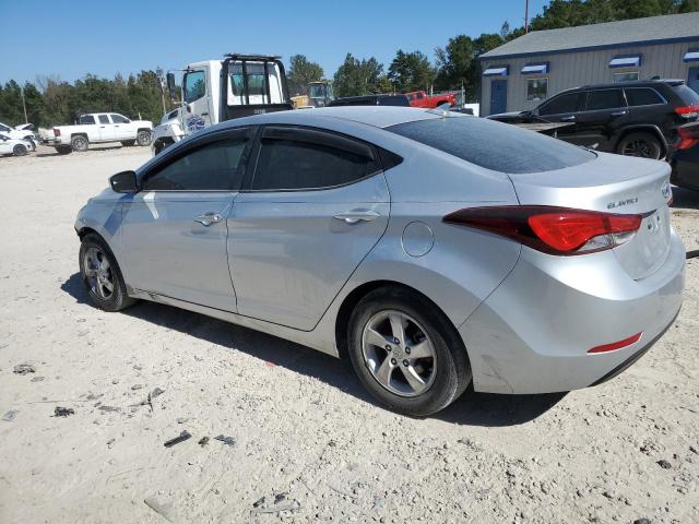 5NPDH4AE8EH494856 - 2014 HYUNDAI ELANTRA SE SILVER photo 2