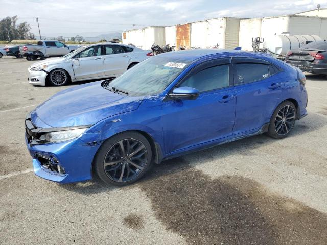 SHHFK7H9XLU205149 - 2020 HONDA CIVIC SPORT TOURING BLUE photo 1