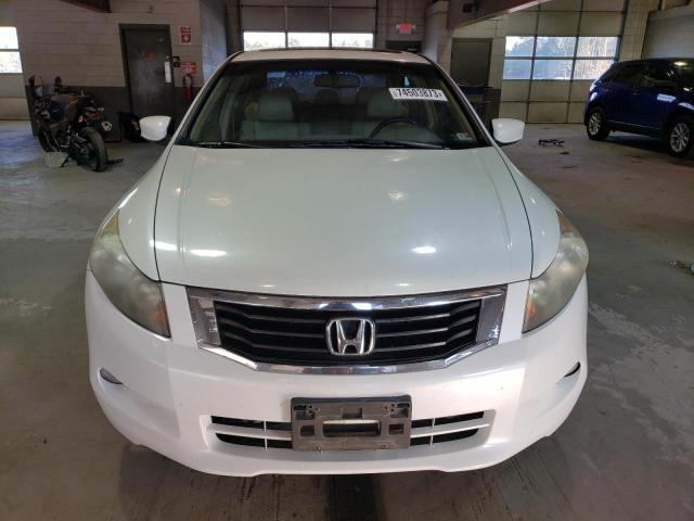 1HGCP36889A009061 - 2009 HONDA ACCORD EXL WHITE photo 5