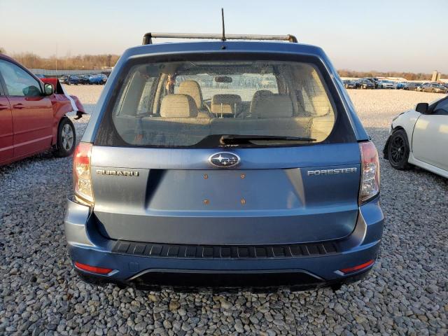 JF2SH61689H701117 - 2009 SUBARU FORESTER 2.5X BLUE photo 6