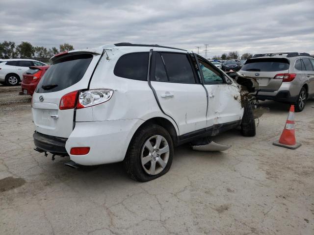 5NMSH13E19H281513 - 2009 HYUNDAI SANTA FE SE WHITE photo 3