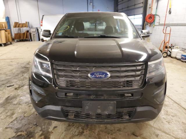 1FM5K8AR5JGB11997 - 2018 FORD EXPLORER POLICE INTERCEPTOR BLACK photo 5