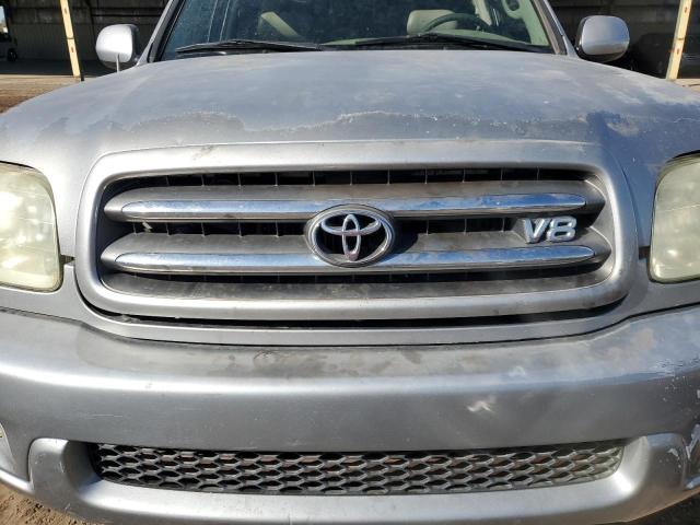 5TDZT38A43S169839 - 2003 TOYOTA SEQUOIA LIMITED GRAY photo 12
