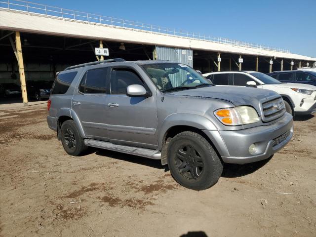 5TDZT38A43S169839 - 2003 TOYOTA SEQUOIA LIMITED GRAY photo 4