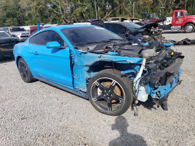 1FA6P8TH1H5246789 - 2017 FORD MUSTANG BLUE photo 4