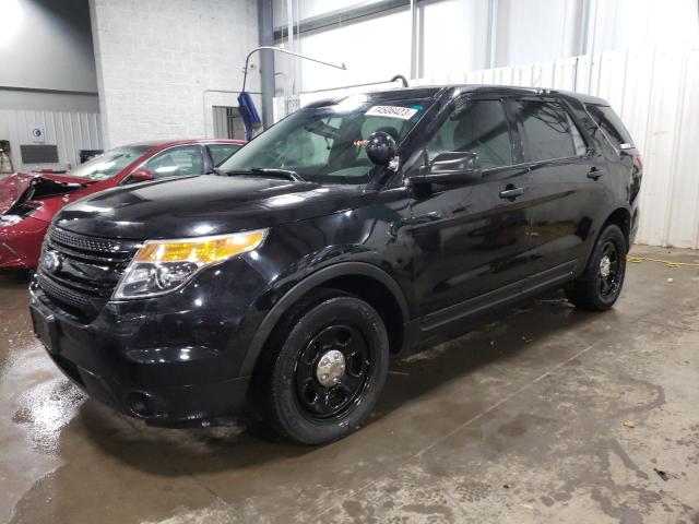 1FM5K8AR4EGC27522 - 2014 FORD EXPLORER POLICE INTERCEPTOR BLACK photo 1