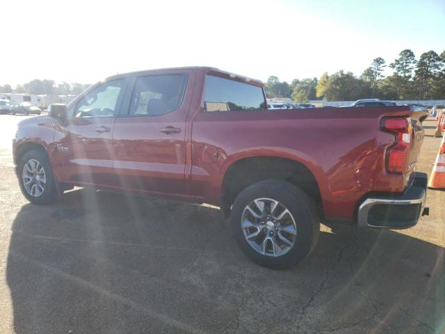 1GCPWCEDXMZ229491 - 2021 CHEVROLET SILVERADO C1500 LT RED photo 2