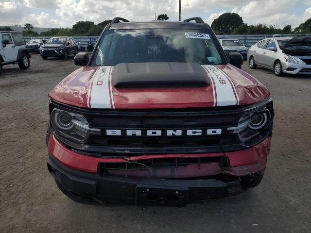 3FMCR9C62MRA63223 - 2021 FORD BRONCO SPO OUTER BANKS BURGUNDY photo 5