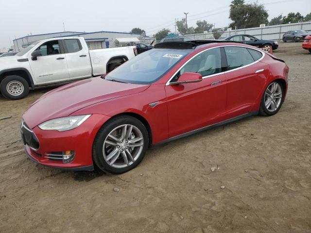 5YJSA1E21GF120794 - 2016 TESLA MODEL S 红色 照片 1