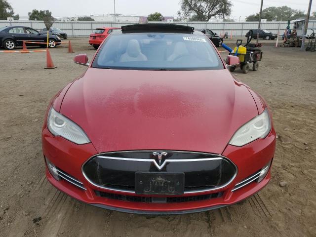 5YJSA1E21GF120794 - 2016 TESLA MODEL S 红色 照片 5