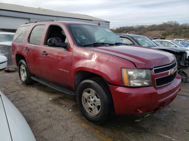 1GNFC13067J147132 - 2007 CHEVROLET TAHOE C1500 BURGUNDY photo 4