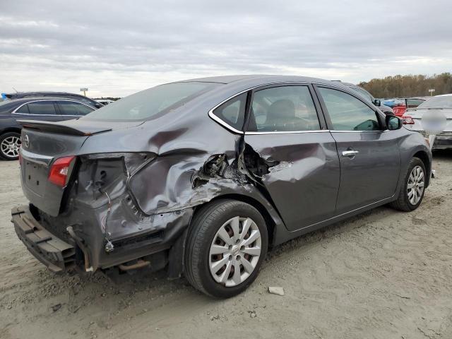 3N1AB7AP3HY345420 - 2017 NISSAN SENTRA S GRAY photo 3