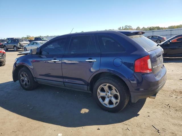 2FMDK4JCXBBA66273 - 2011 FORD EDGE SEL BLUE photo 2