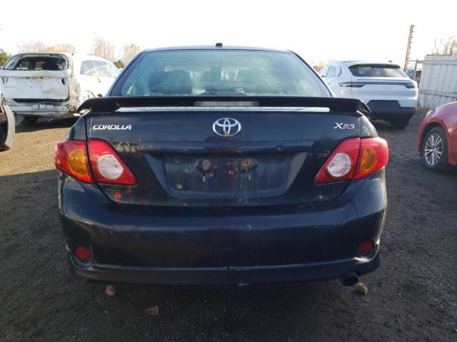 2T1BE40E59C024861 - 2009 TOYOTA COROLLA XRS BLACK photo 6