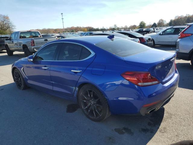 KMTG74LE3KU020023 - 2019 GENESIS G70 ELITE BLUE photo 2