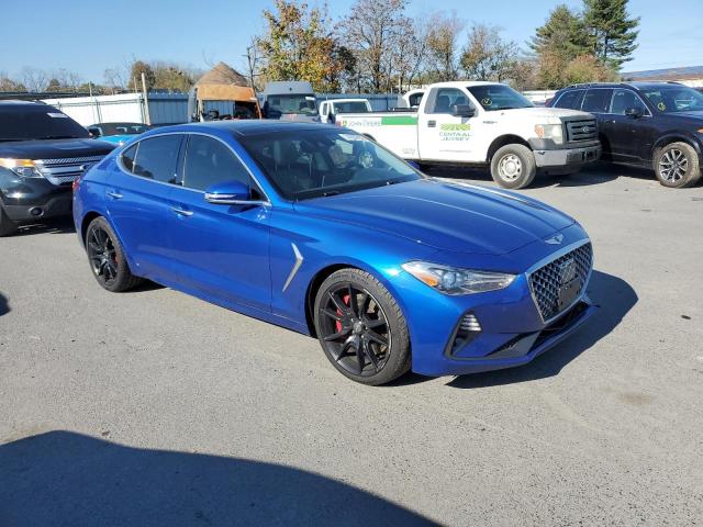 KMTG74LE3KU020023 - 2019 GENESIS G70 ELITE BLUE photo 4