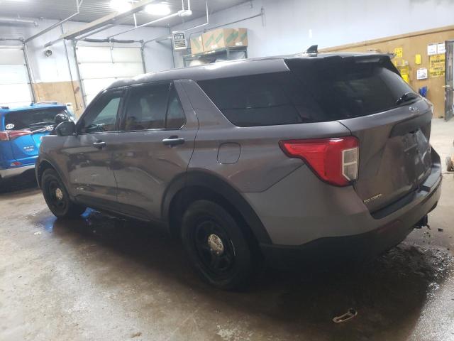 1FM5K8AB3MGA19780 - 2021 FORD EXPLORER POLICE INTERCEPTOR ნაცრისფერი ფოტო 2