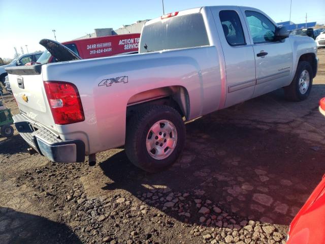 1GCRKSE78DZ250316 - 2013 CHEVROLET SILVERADO K1500 LT SILVER photo 3