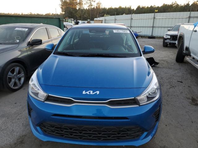 3KPA24AD5PE582136 - 2023 KIA RIO LX BLUE photo 5