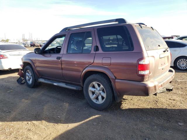 JN8DR09Y83W832031 - 2003 NISSAN PATHFINDER LE BURGUNDY photo 2