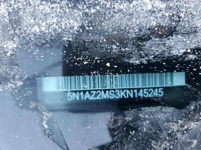 5N1AZ2MS3KN145245 - 2019 NISSAN MURANO S BLUE photo 14