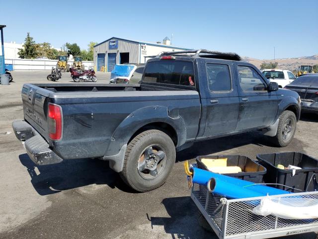 1N6ED29XX2C375169 - 2002 NISSAN FRONTIER CREW CAB XE BLACK photo 3