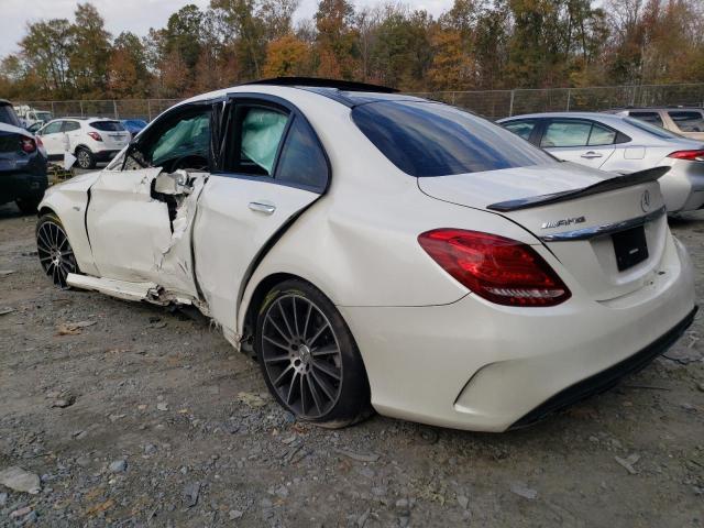 55SWF6EB7JU267918 - 2018 MERCEDES-BENZ C 43 4MATIC AMG WHITE photo 2