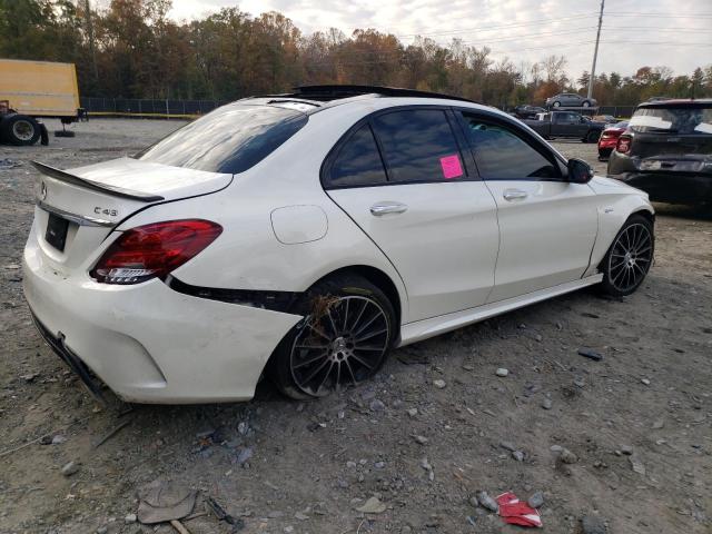 55SWF6EB7JU267918 - 2018 MERCEDES-BENZ C 43 4MATIC AMG WHITE photo 3