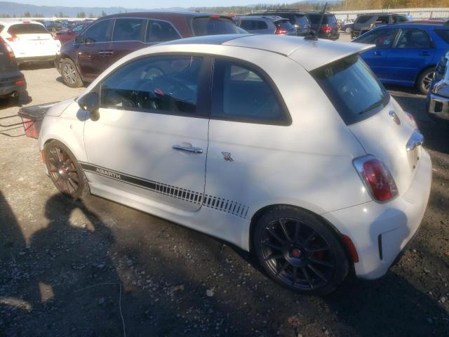 3C3CFFFH8DT697460 - 2013 FIAT 500 ABARTH WHITE photo 2