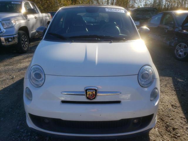 3C3CFFFH8DT697460 - 2013 FIAT 500 ABARTH WHITE photo 5