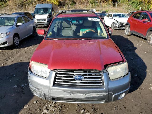 JF1SG67617H718885 - 2007 SUBARU FORESTER 2.5X LL BEAN RED photo 5