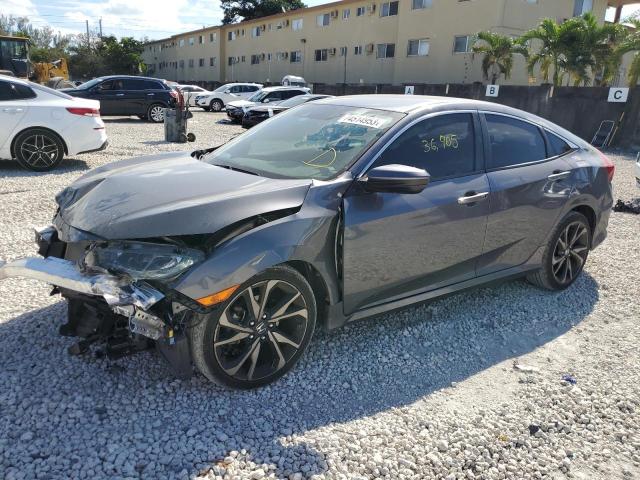 2HGFC2F80LH529735 - 2020 HONDA CIVIC SPORT ნაცრისფერი ფოტო 1