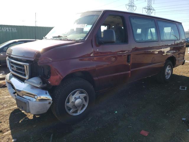 1FBSS31L73HA60123 - 2003 FORD ECONOLINE E350 SUPER DUTY WAGON MAROON photo 1