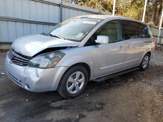 5N1BV28U57N110726 - 2007 NISSAN QUEST S SILVER photo 1