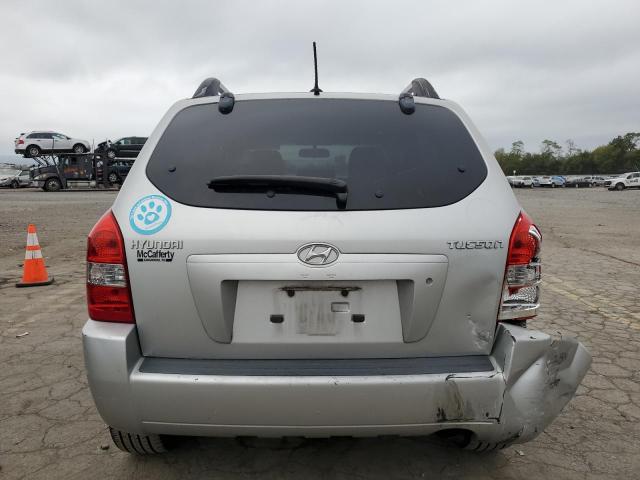 KM8JM12B08U870022 - 2008 HYUNDAI TUCSON GLS SILVER photo 6