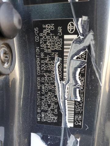 JTKDE177750046310 - 2005 TOYOTA SCION TC Boz foto 12