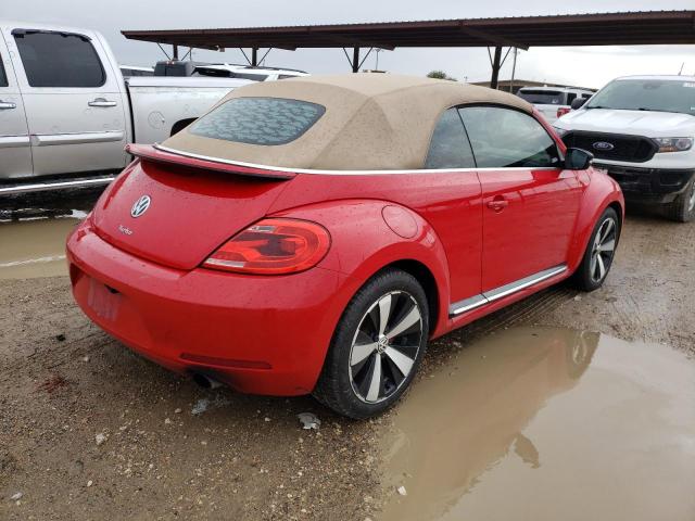 3VW7A7AT8DM802129 - 2013 VOLKSWAGEN BEETLE TURBO RED photo 3