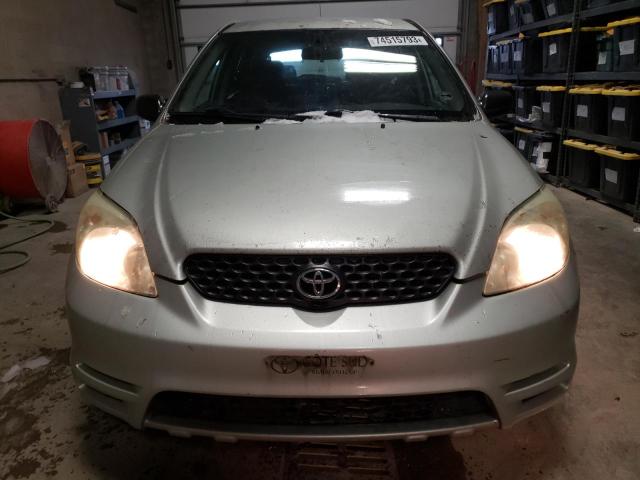 2T1KR32E64C800550 - 2004 TOYOTA COROLLA MA XR SILVER photo 5