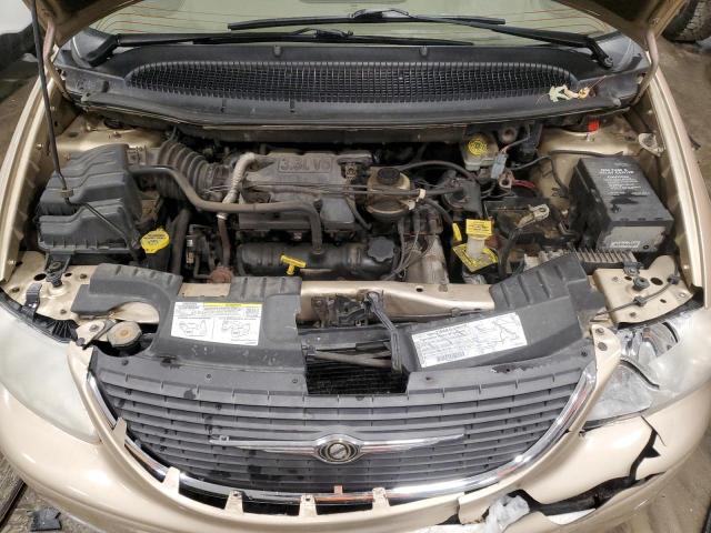 2C4GP44G51R200629 - 2001 CHRYSLER TOWN & COU LX BEIGE photo 12