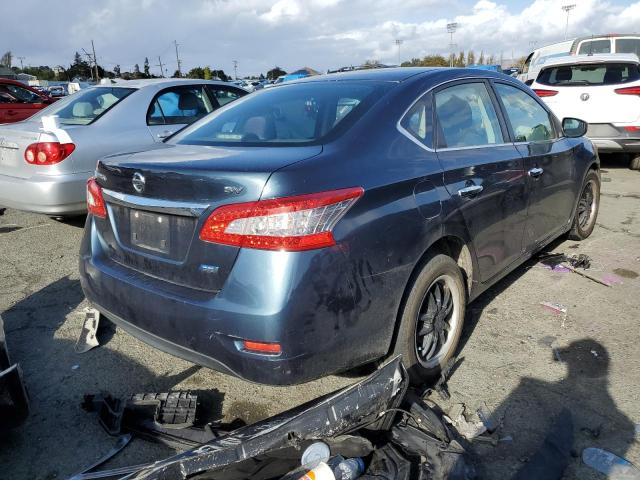 3N1AB7AP3EL615187 - 2014 NISSAN SENTRA S SILVER photo 3