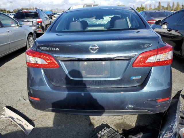 3N1AB7AP3EL615187 - 2014 NISSAN SENTRA S SILVER photo 6