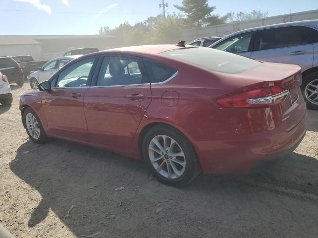 3FA6P0HD3LR166908 - 2020 FORD FUSION SE RED photo 2